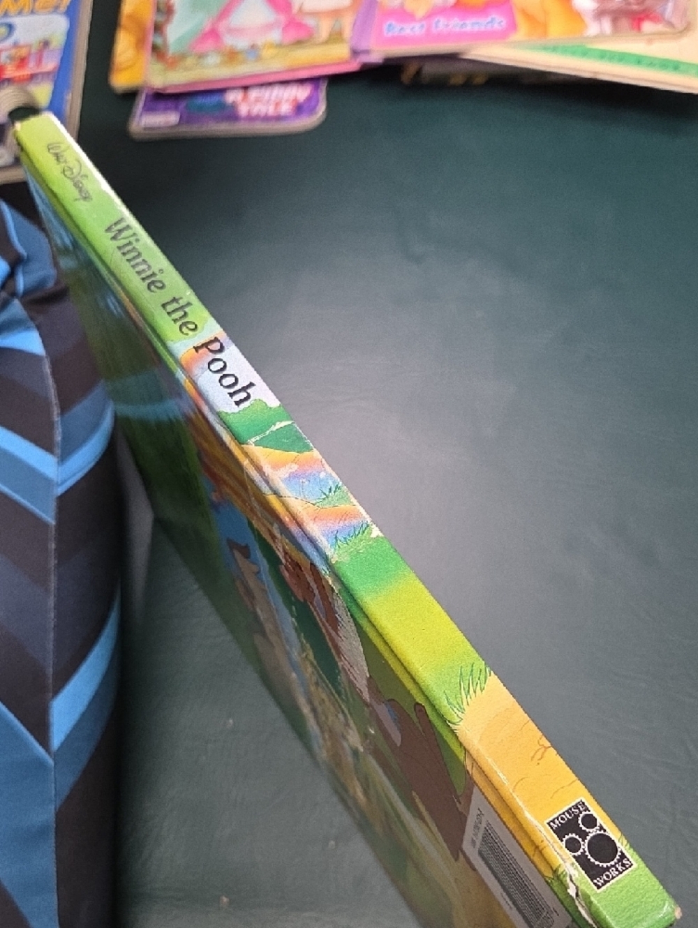 **Disney Winnie the Pooh Illustrated Cover in Blue, Yellow, Orange, Green** - Picture 6 of 6